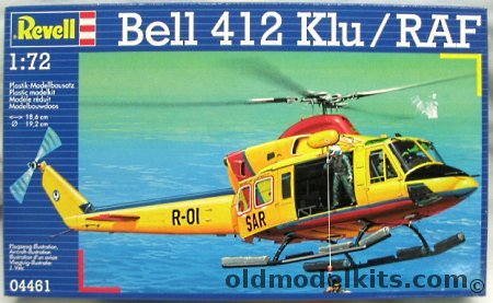 Revell 1/72 Bell 412 RAF or Netherlands SAR, 04461 plastic model kit